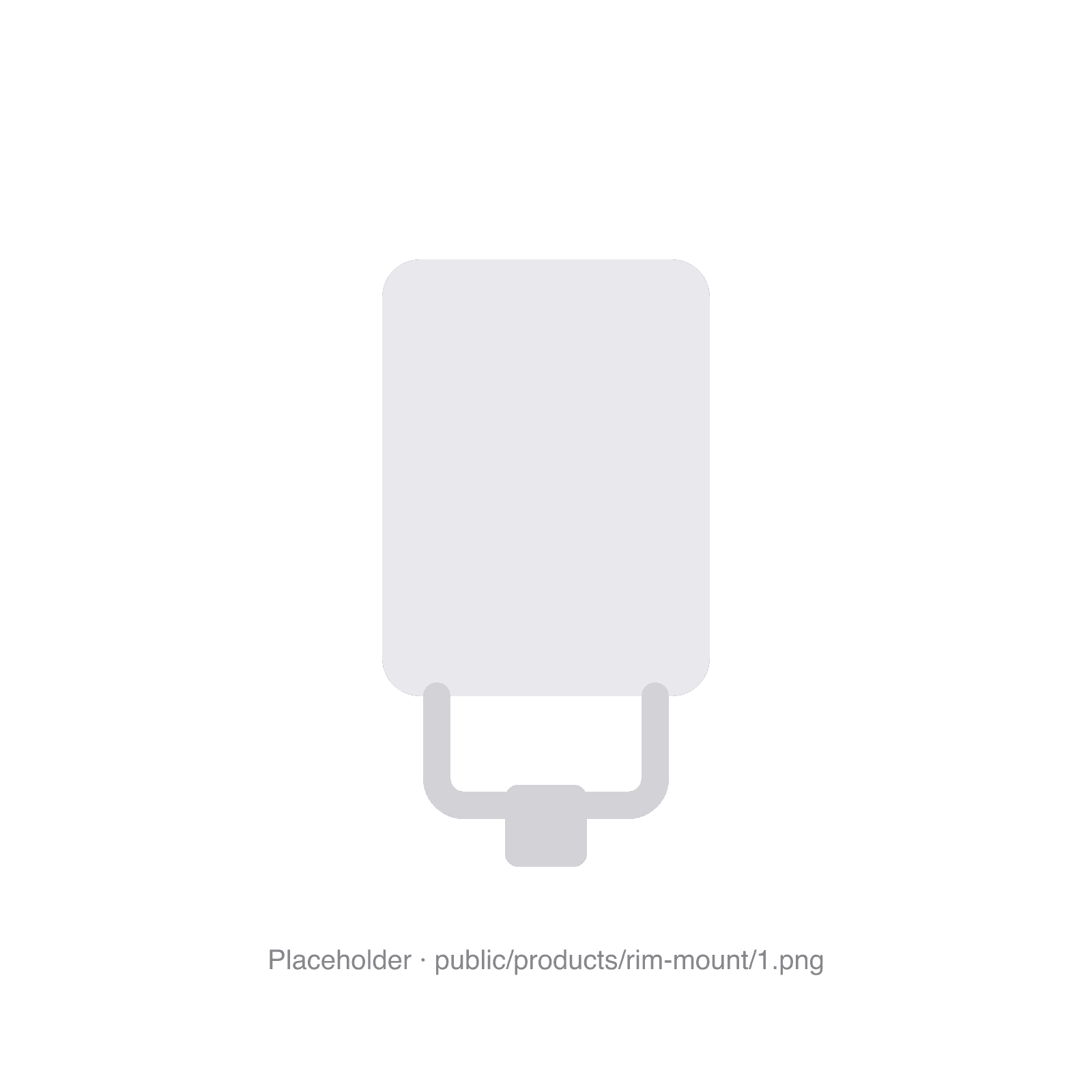 IUVE Rim Mount — White — view 1